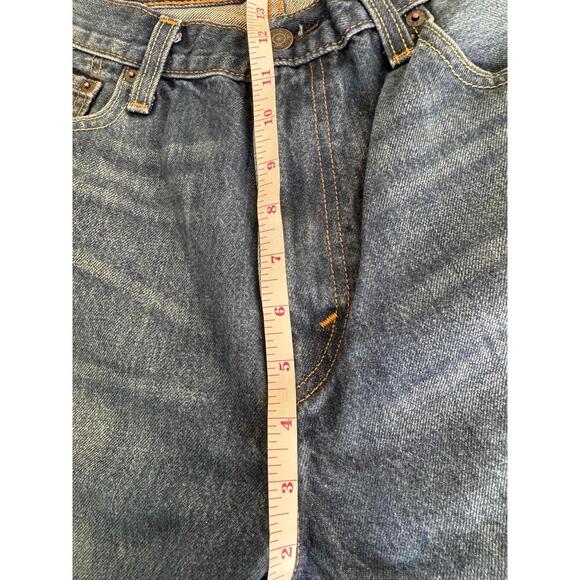 Levi Strauss Co Blue Denim 5Pocket Design Button Zip Closure Jorts W 33 - Picture 3 of 7